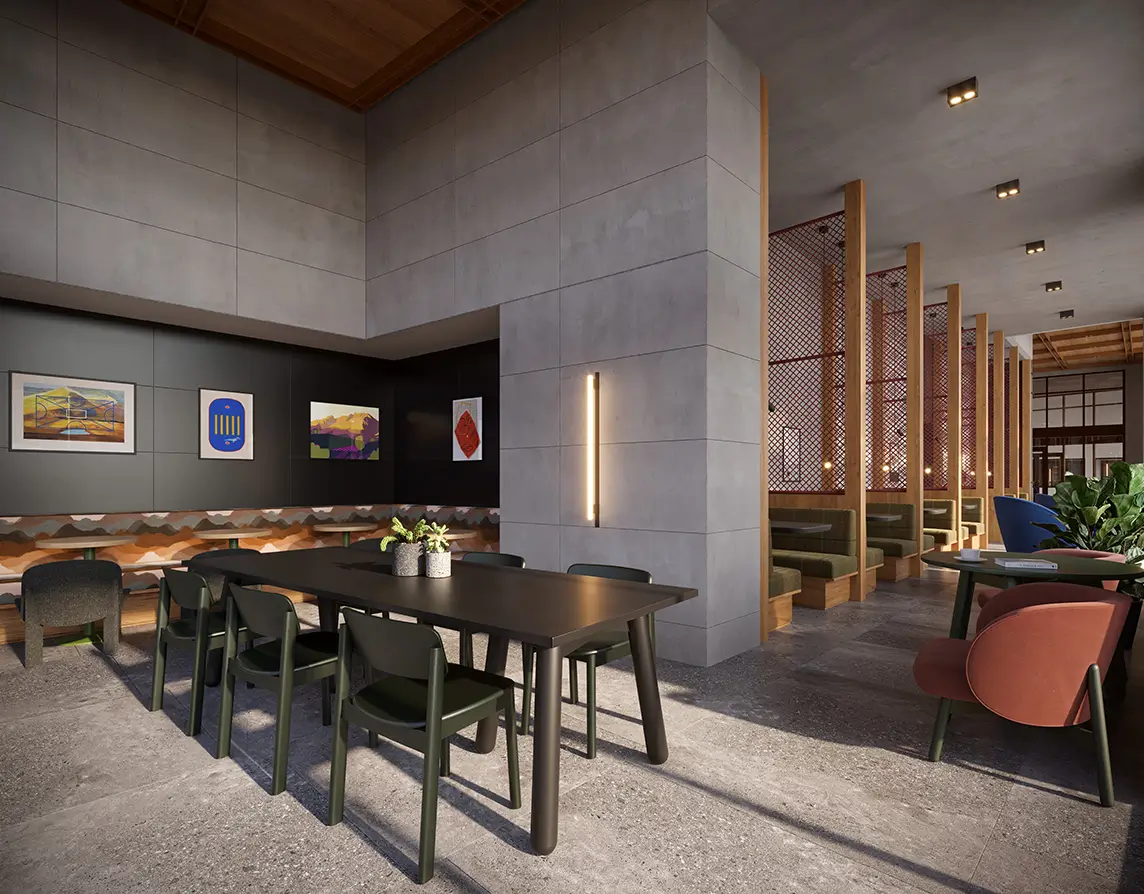 resident lounge area
