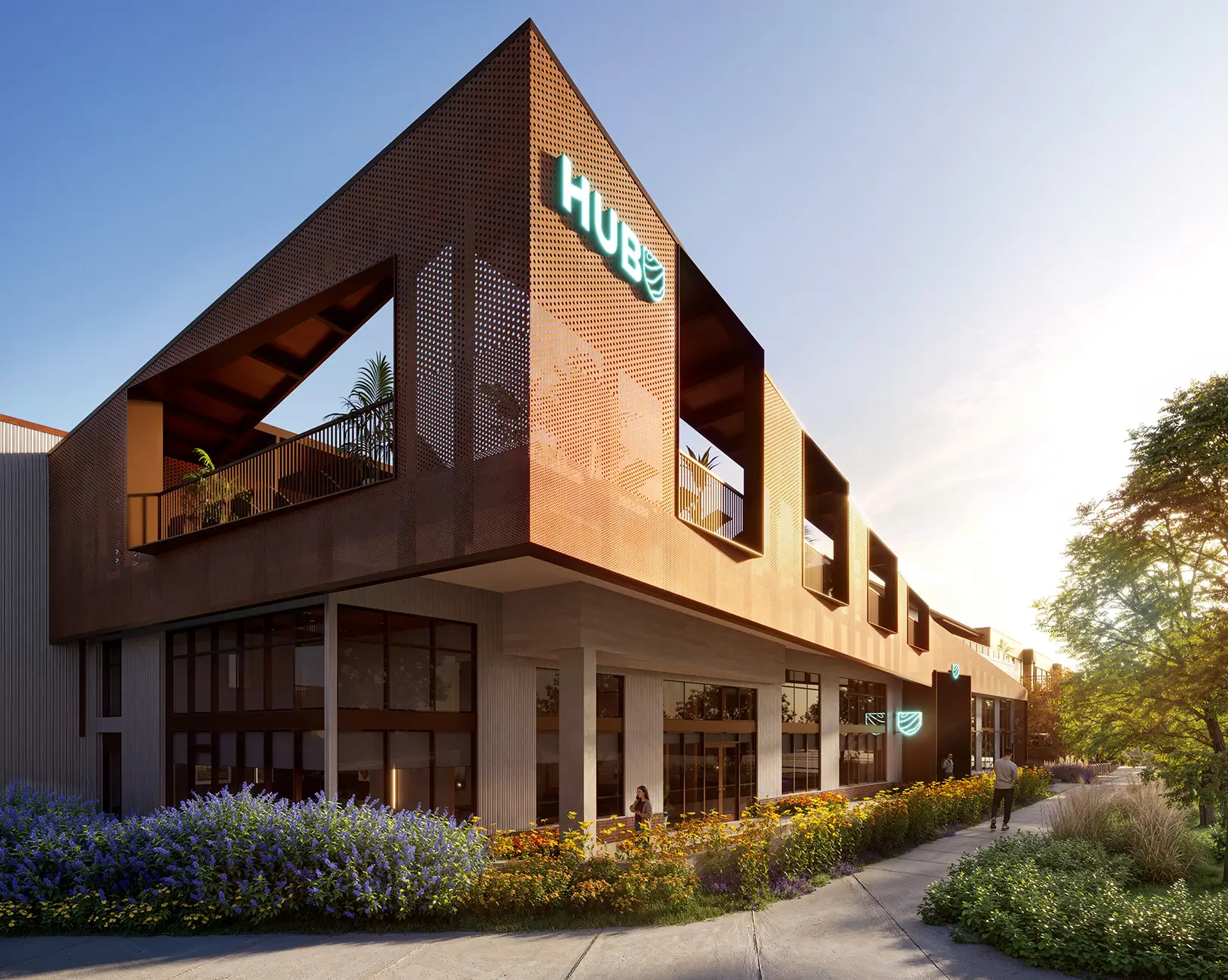 exterior of Hub Boulder