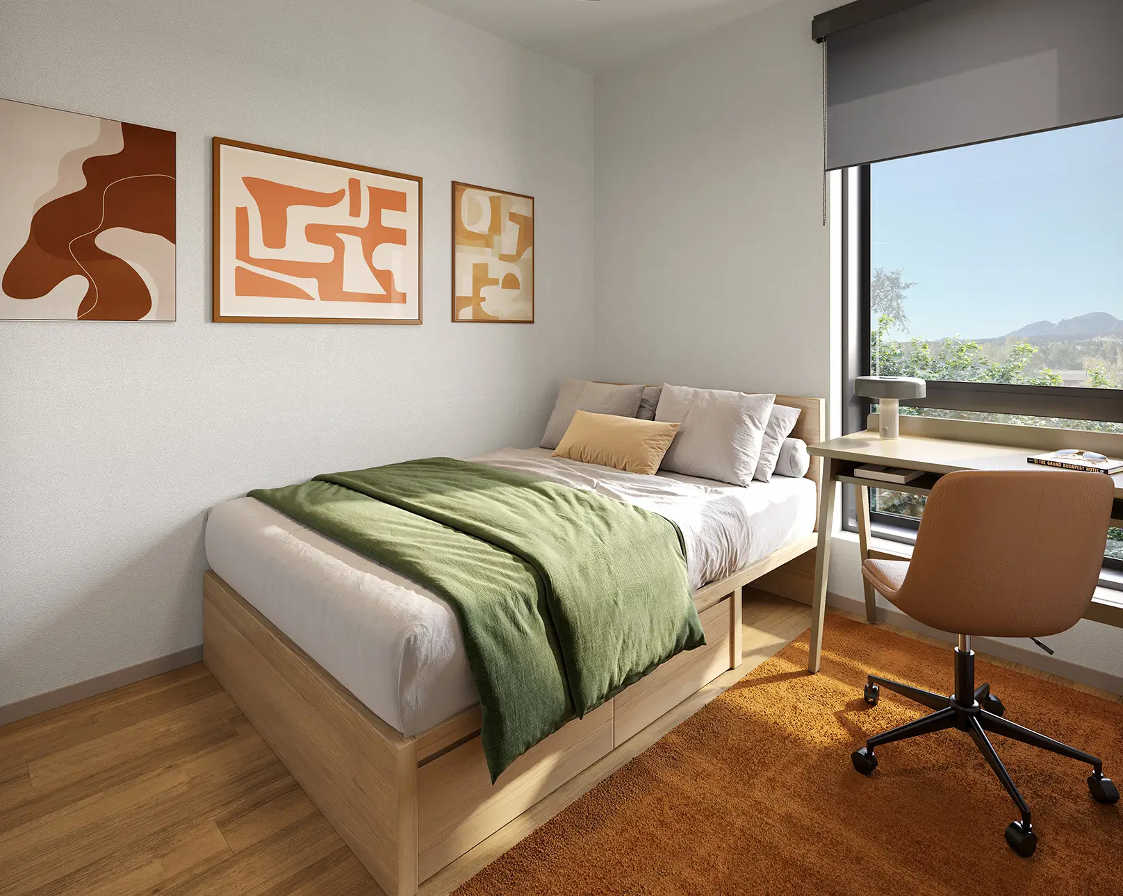 apartment bedroom