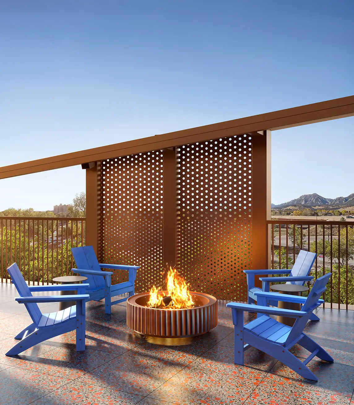 outdoor fire pit