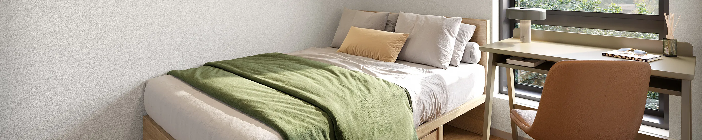 furnished bedroom