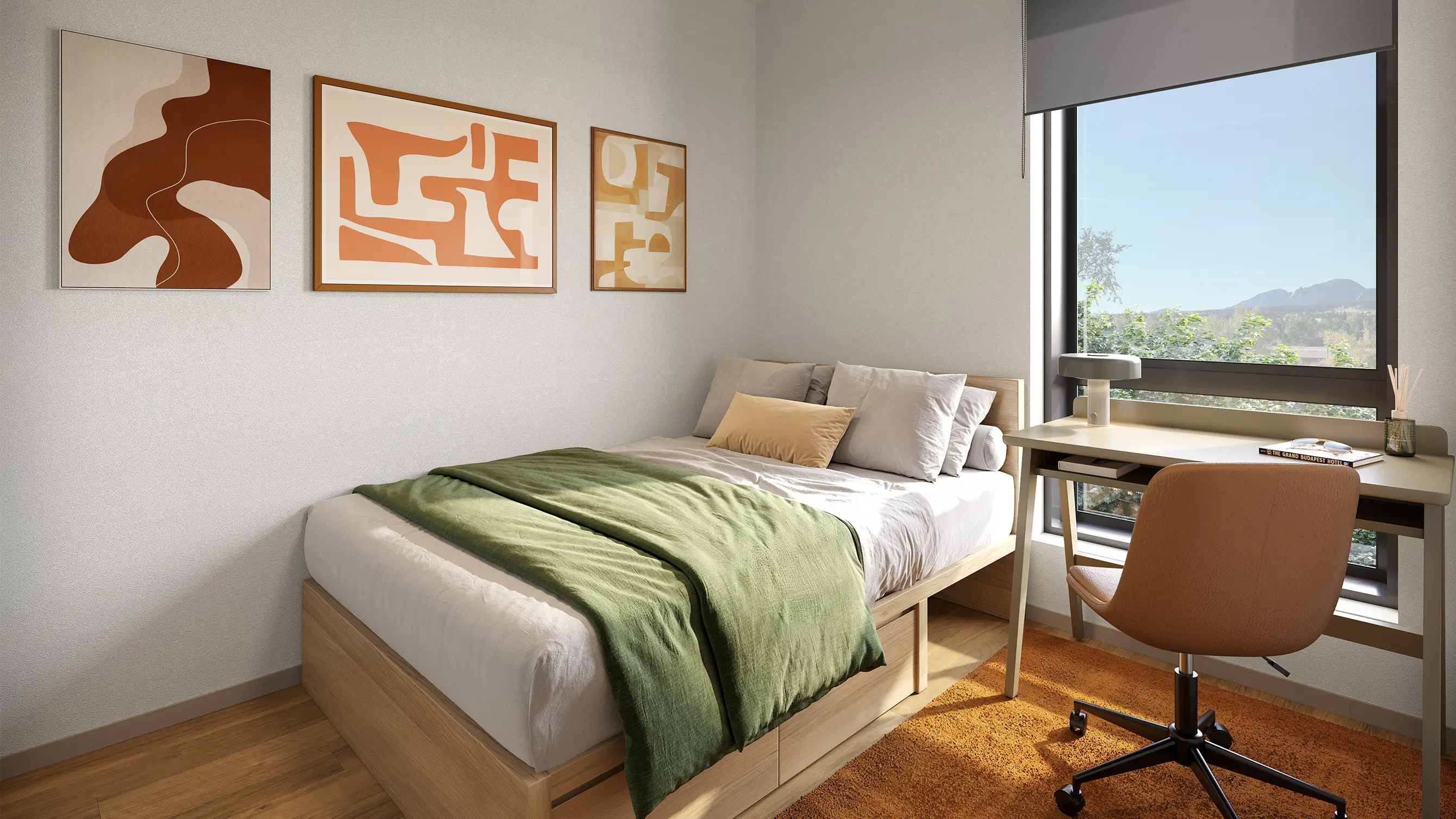 apartment bedroom