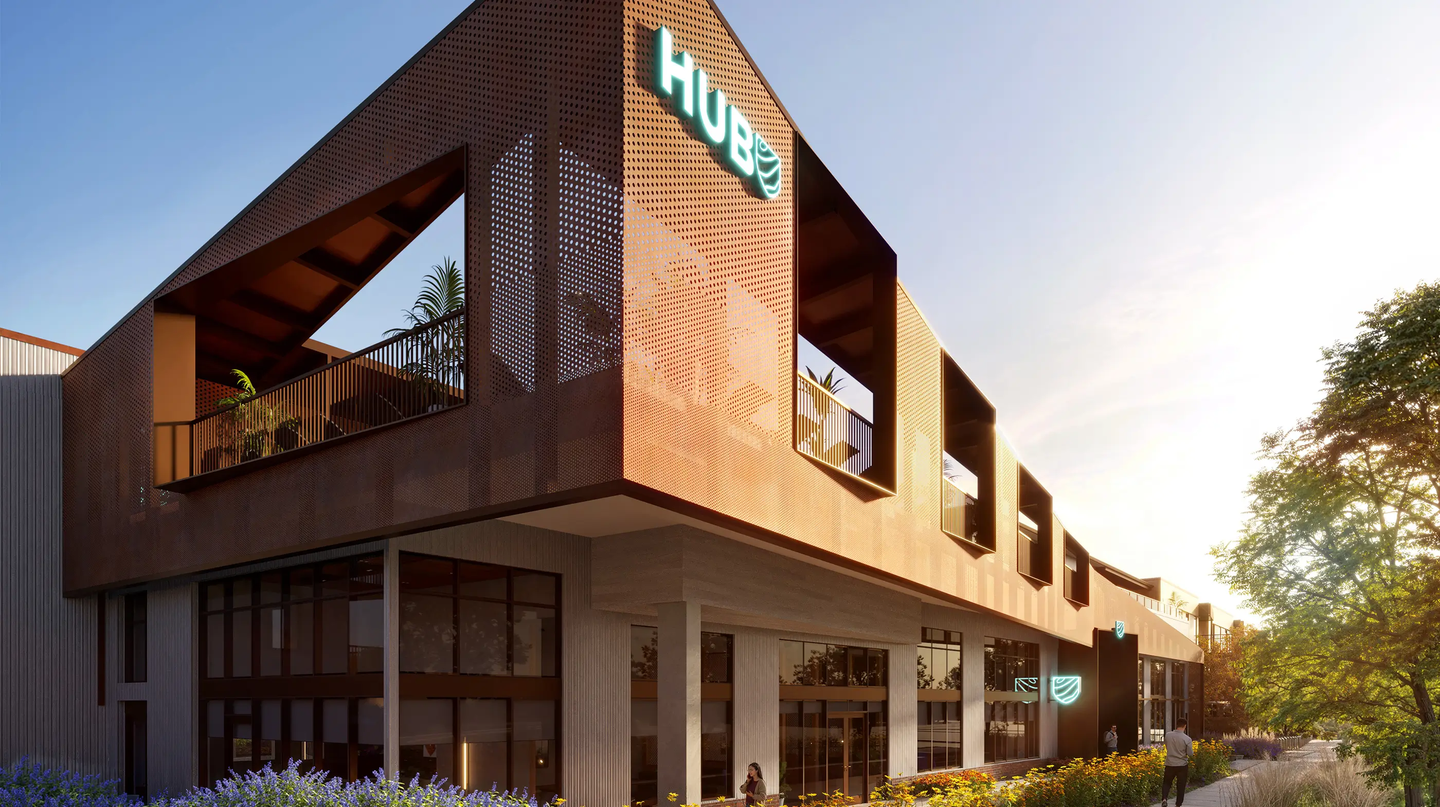 exterior of Hub Boulder