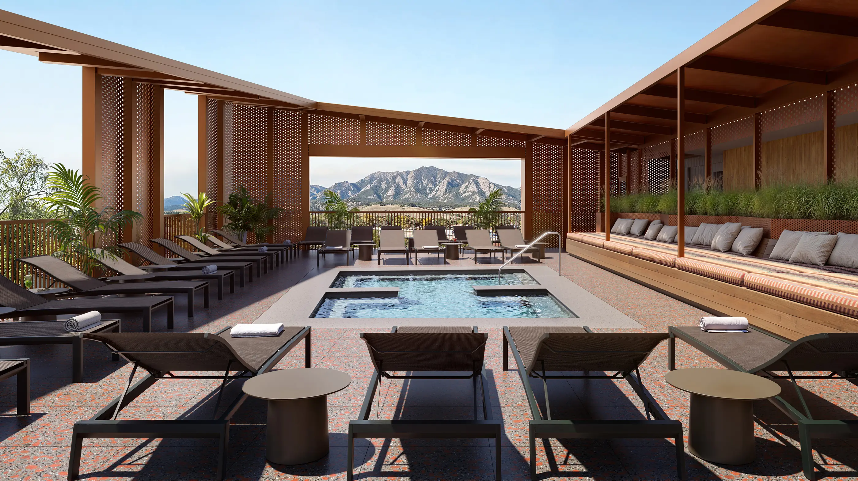 rooftop swimming pool